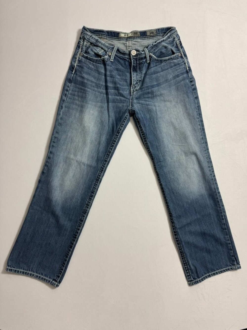 BKE Denim Seth Straight Leg Medium Wash Jeans Men’s 33R 33 Regular